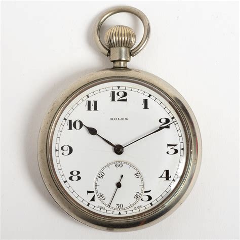 rolex military pocket watch value|vintage Rolex pocket watch.